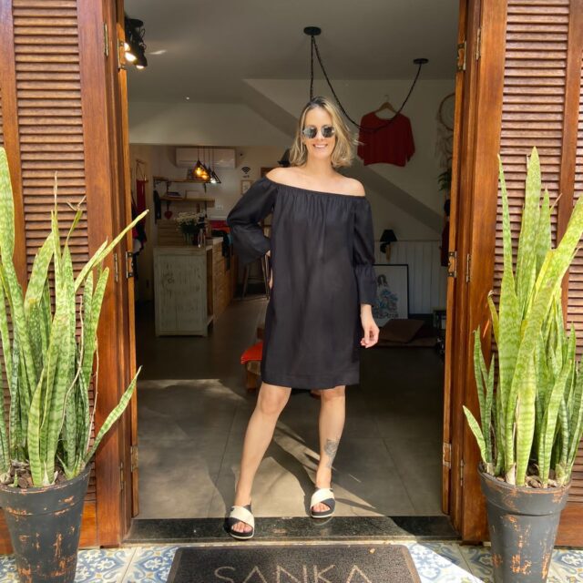 Vestido Fru Fru Preto