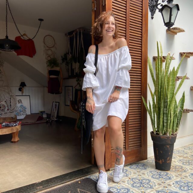Vestido Fru Fru Off White