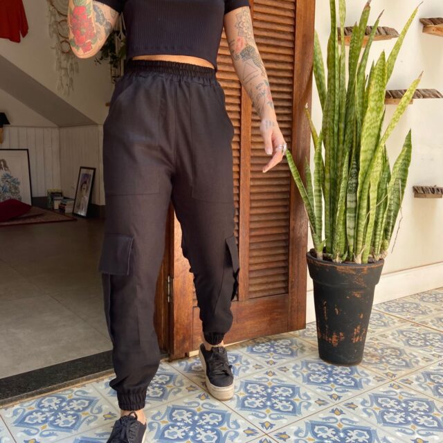 Calça Jogger Preta