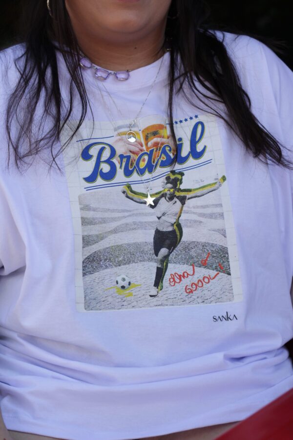 Camiseta Cerveja & Copa Branca