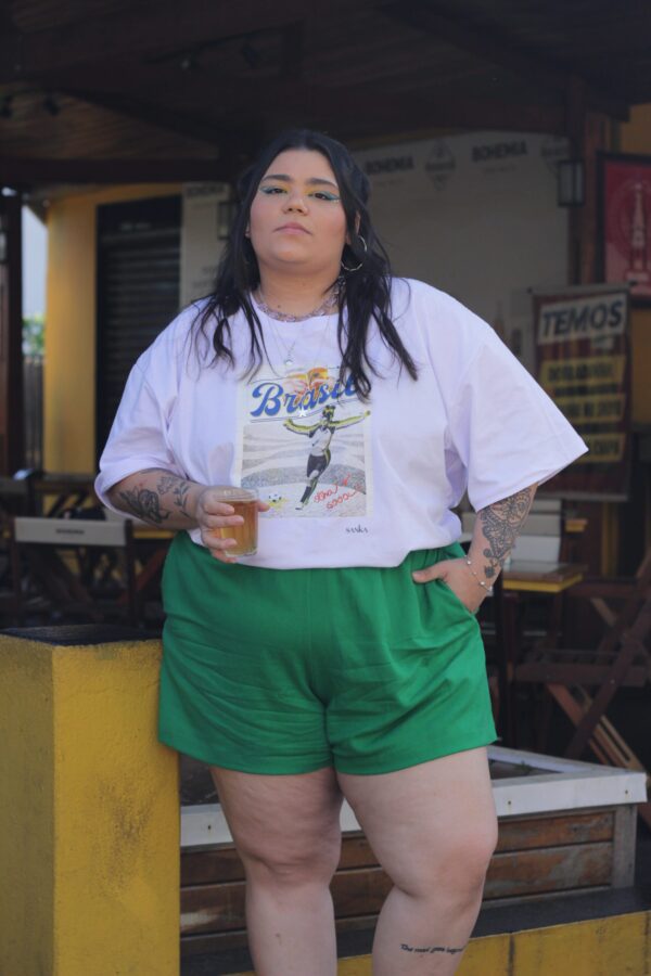Camiseta Cerveja & Copa Branca