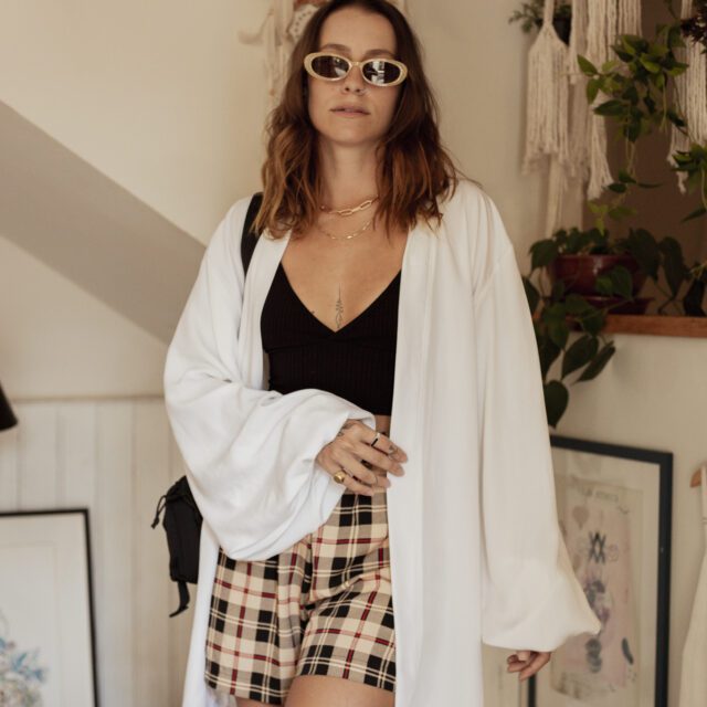 Kimono Manga Bufante Off White