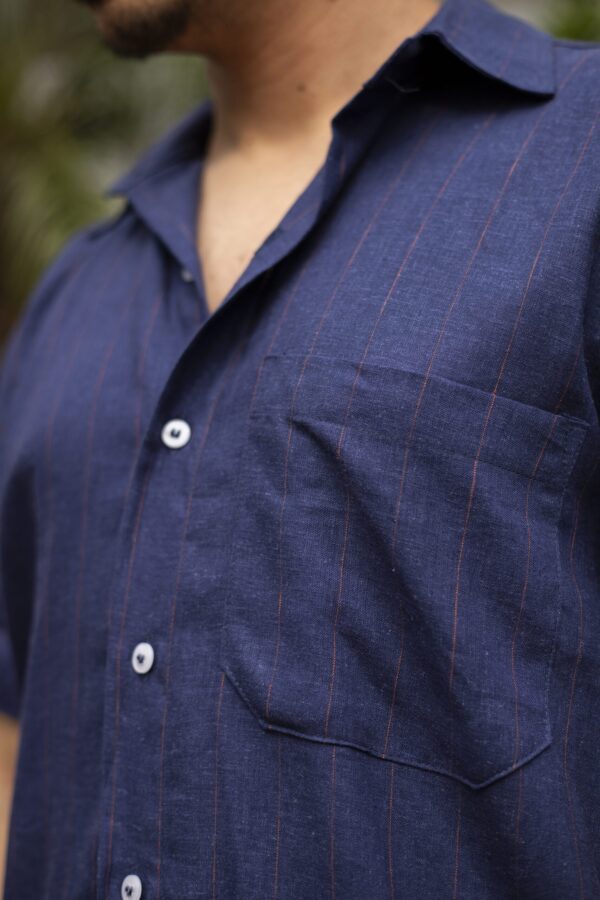 Camisa Listrada Azul