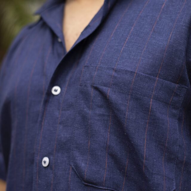 Camisa Listrada Azul