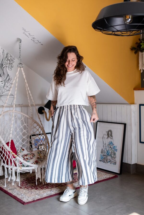 Cropped Oversized Moletom Off