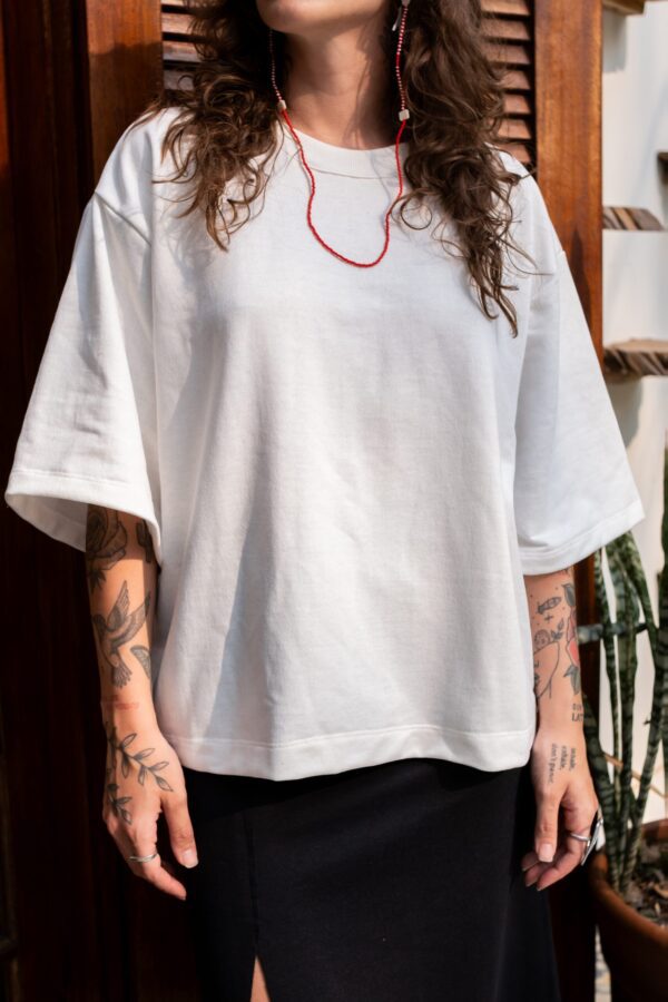 Camiseta Oversized Moletom Off
