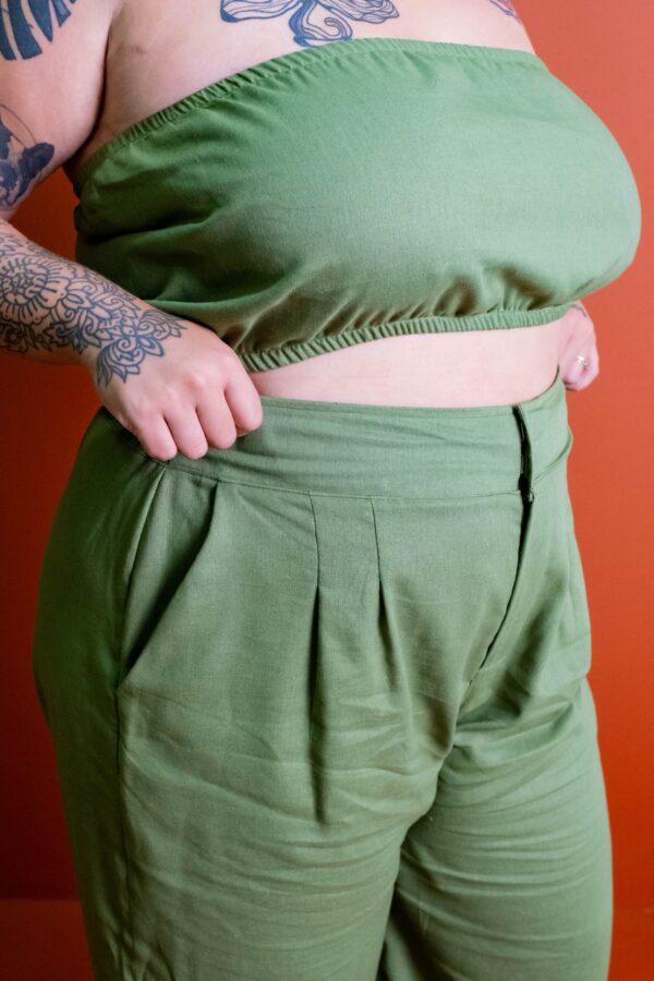 Pantalona Itália Verde Oliva