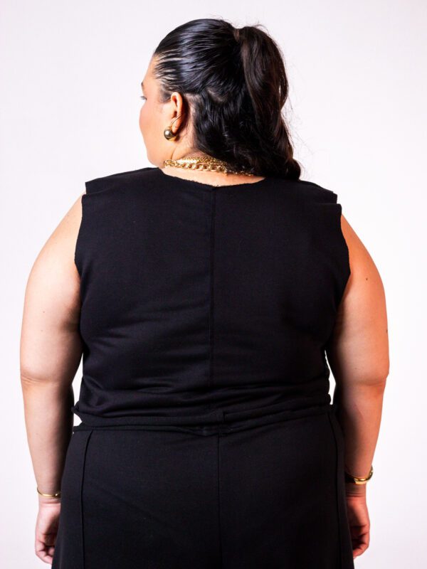 Cropped Recortes Preto