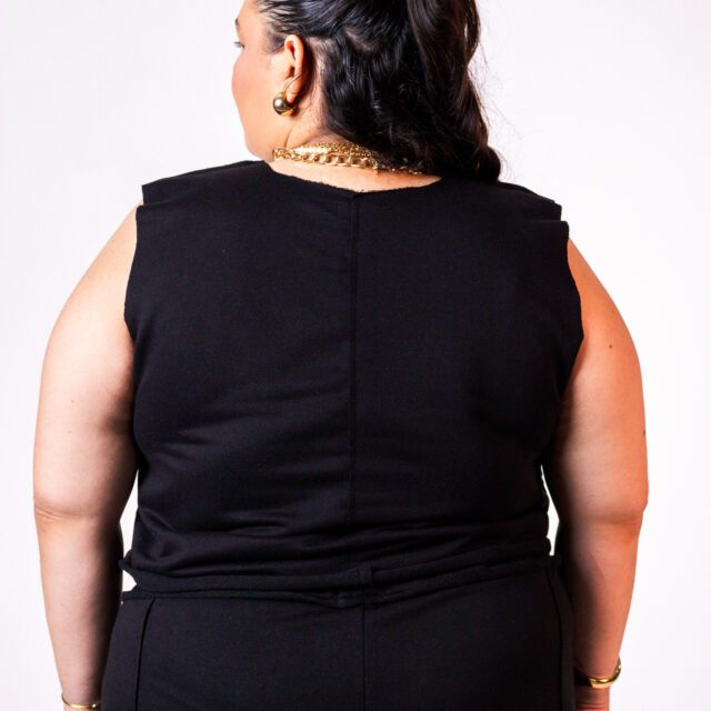 Cropped Recortes Preto - Imagem 6