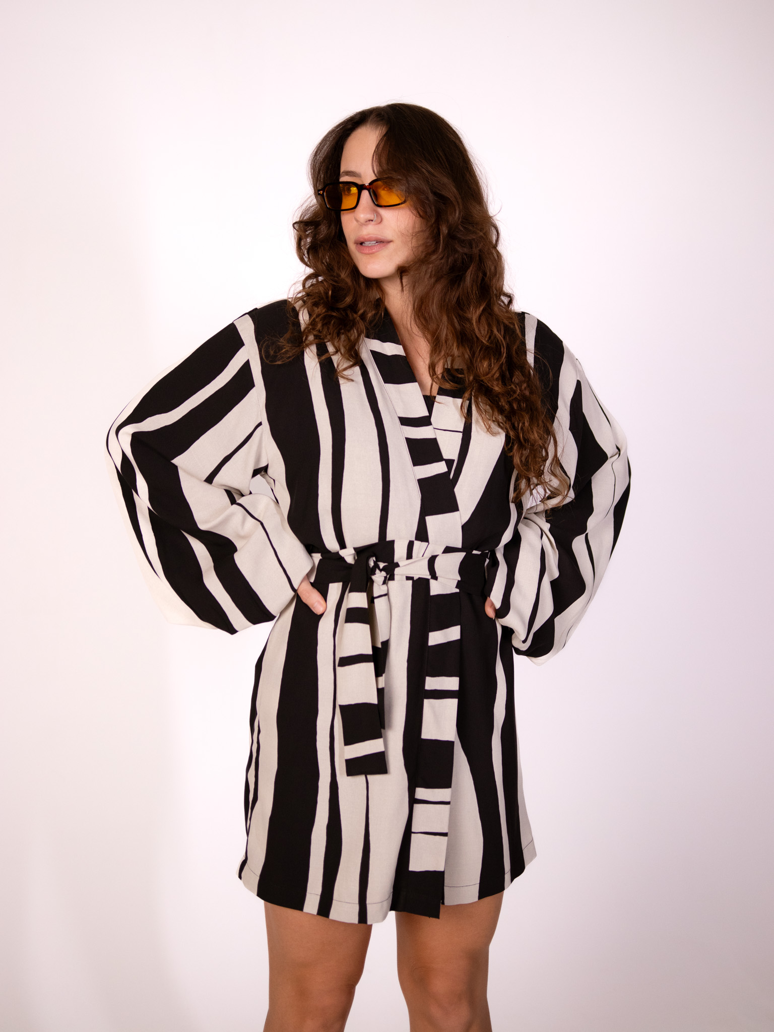 Kimono Manga Bufante Zebra - Imagem 2