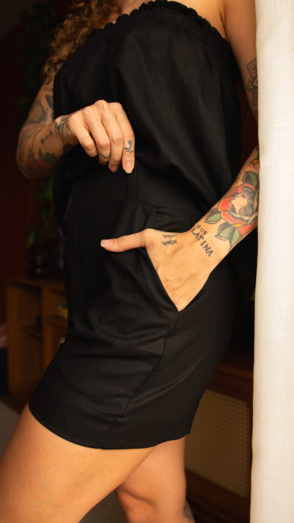 Shorts Itália Domingo Preto