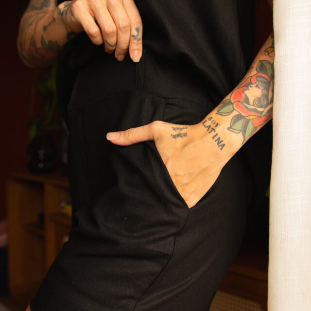 Shorts Itália Domingo Preto - Imagem 3