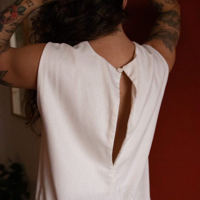 Macacão Domingo Curto Off White - Imagem 7