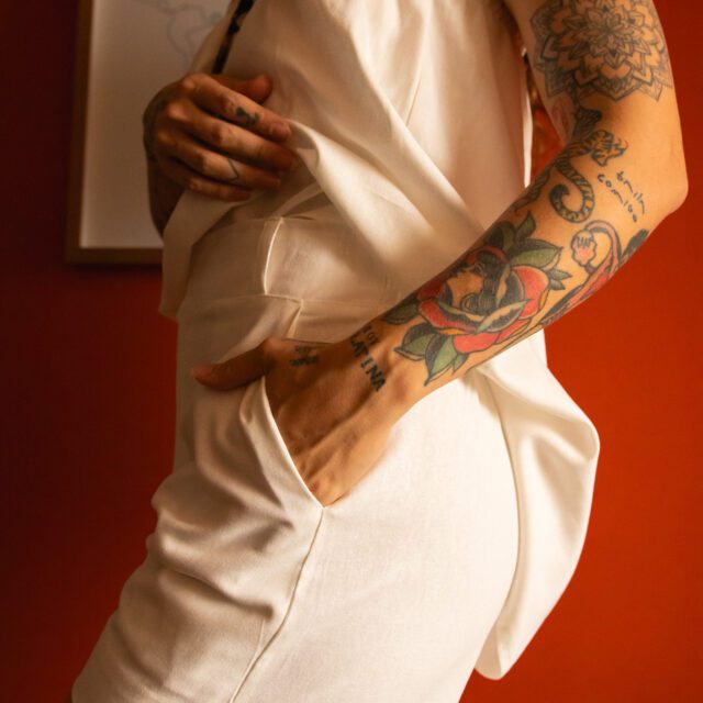 Shorts Itália Domingo Off White - Imagem 5