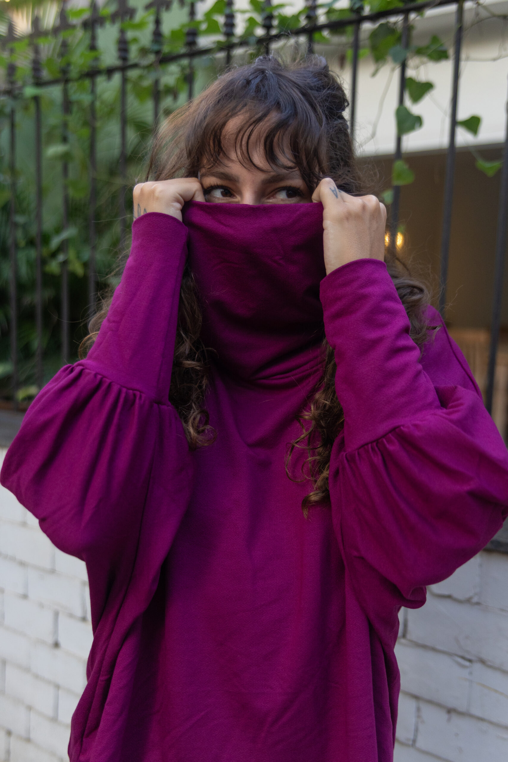 Blusa Boho Beterraba