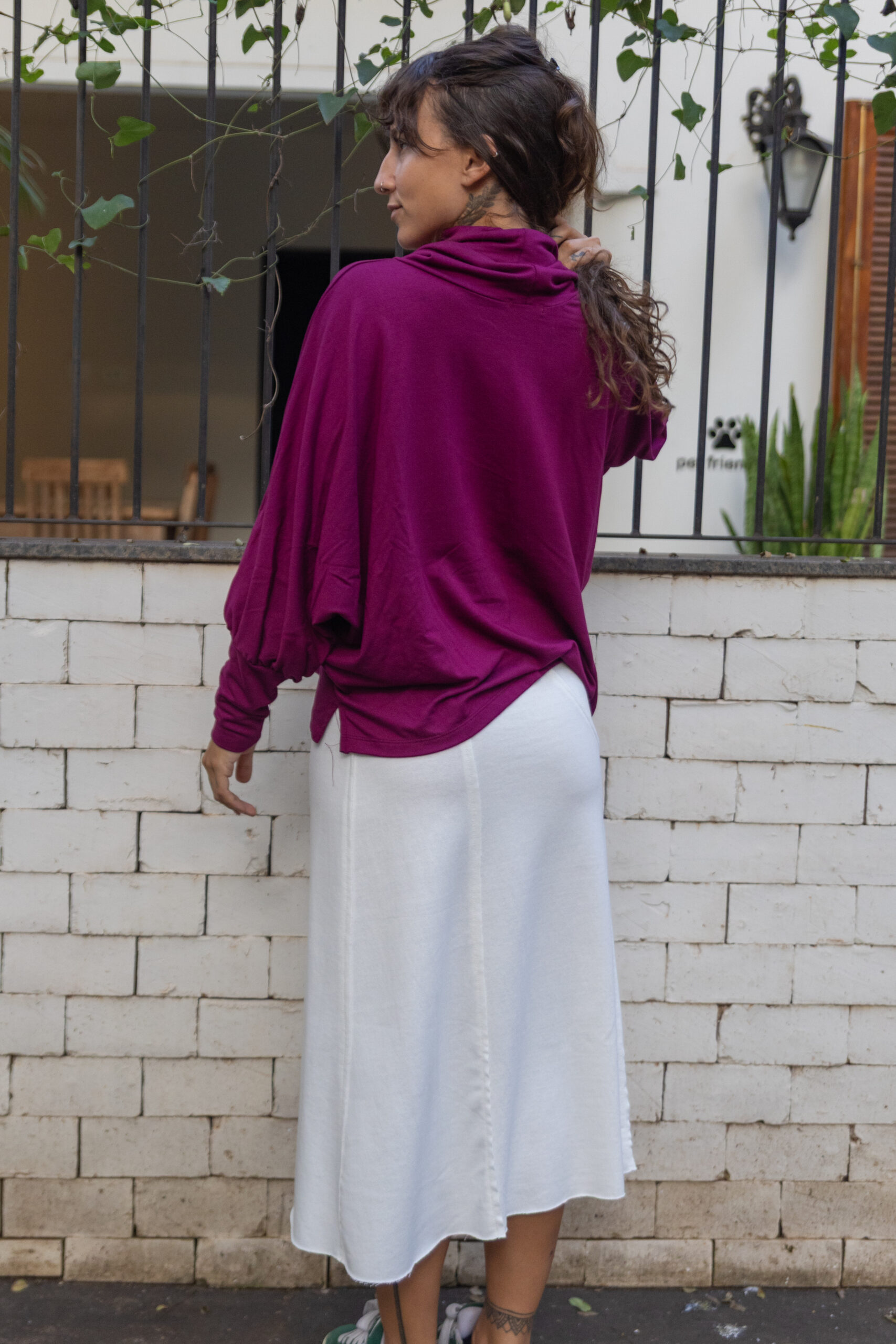 Blusa Boho Beterraba - Imagem 3